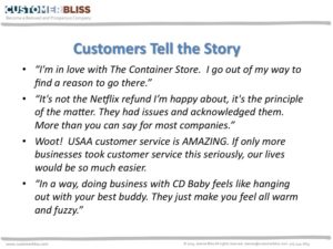 customers tell the story for the beloved company 1