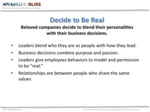 Decide to Be Real - Blend Personalities with Business Decisions