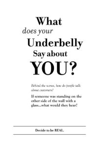 What Does Your Underbelly Say About You