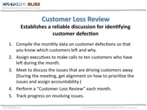 Customer Loss Review