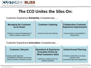CCO Priorities - Experience Reliability and Experience Innovation 