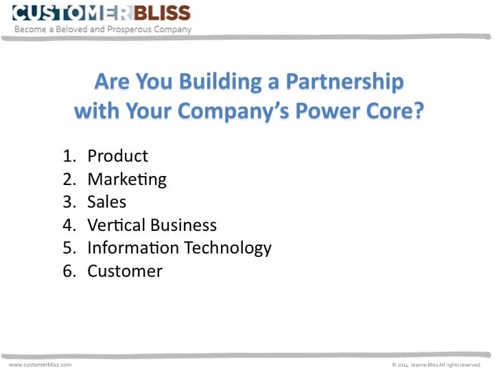 Are You Building a Partnership with Your Company's Power Core ...