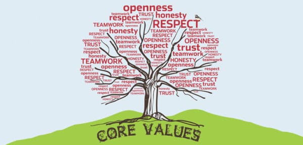 What Do The Company Values Mean To You